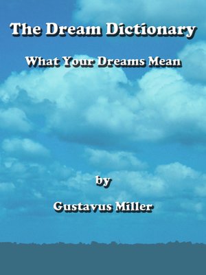 The Dream Dictionary - ebook